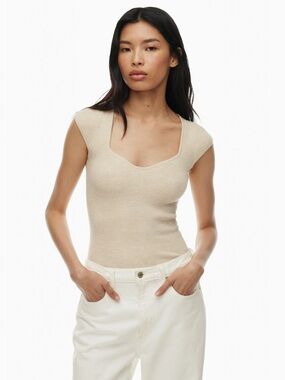 LOFT Ribbed Knit Top